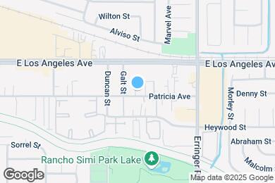 Map image of the property - 1745 Patricia Ave