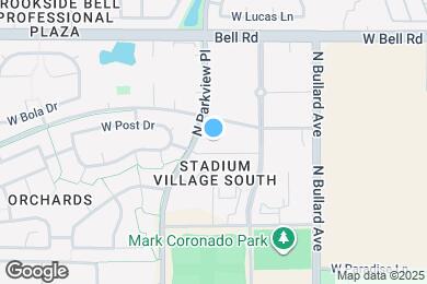 Map image of the property - 16601 N Parkview Pl