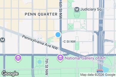 Map image of the property - 601 Pennsylvania Ave NW