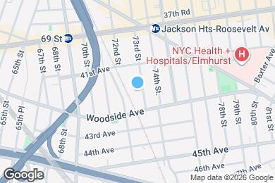 Map image of the property - 41-42 73rd St