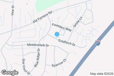 Map image of the property - 1246 Goldfinch Dr