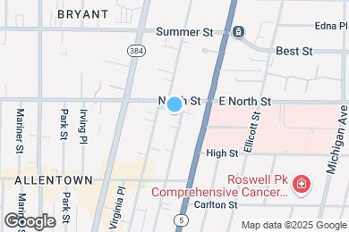 Map image of the property - 178 N Pearl St
