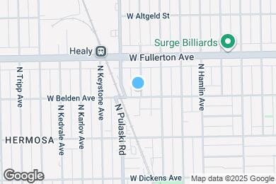 Map image of the property - 2308 N Harding Ave