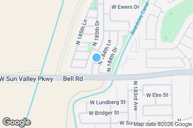 Map image of the property - 17058 N 184th Ln