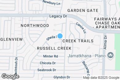 Map image of the property - 1317 Swiss Ct