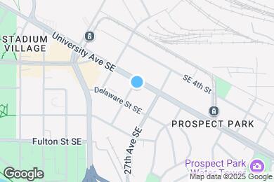 Map image of the property - 2600 University Ave SE