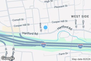 Map image of the property - Cooper Hill Apartments