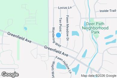 Map image of the property - 15281 Ten Point Dr