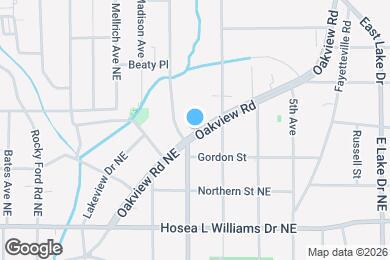 Map image of the property - 1529 Oakview Rd