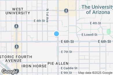Map image of the property - 749 E 6th St