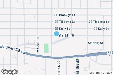 Map image of the property - 3330 SE Franklin St