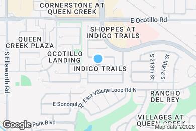 Map image of the property - 21132 E Tierra Grande