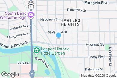 Map image of the property - 1016 Foster St