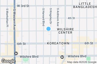 Map image of the property - 501 S Kingsley Dr