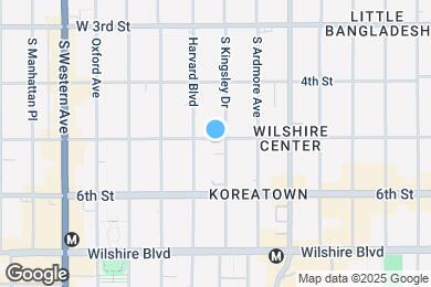 Map image of the property - Newly Remodeled Apartments in the Heart of LA