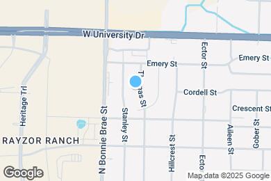 Map image of the property - 1123 Thomas St