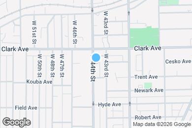 Map image of the property - 3133 W 44th St