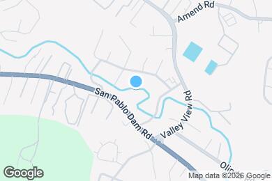 Map image of the property - 5225 San Pablo Dam Rd