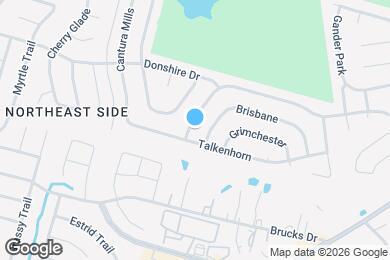 Map image of the property - 8010 Manderly Pl