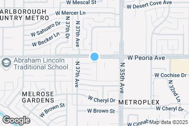 Map image of the property - 3602 W North Ln