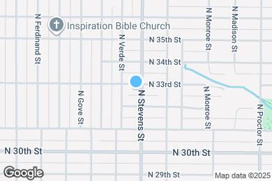 Map image of the property - 3216 N Stevens St