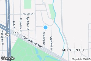 Map image of the property - This beautifully updated 3-bedroom, 1-bath single-family home is ready for move-in!