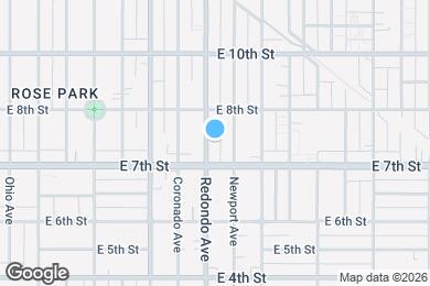 Map image of the property - 734 Redondo Ave