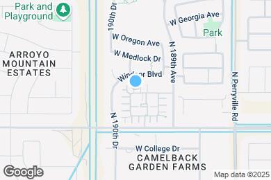 Map image of the property - 18962 W Reade Ave