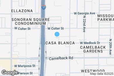 Map image of the property - 5122 N 24th Ave