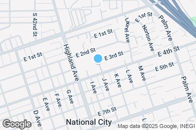 Map image of the property - 320 J Ave