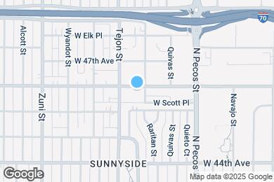 Map image of the property - Shoshone Senior Residences