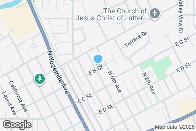 Map image of the property - 606 E B St