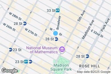 Map image of the property - 25 W 28th St