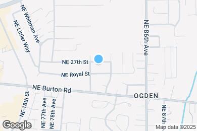 Map image of the property - 8111 NE 27th St