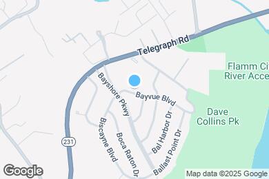Map image of the property - 3251 Bayvue Blvd