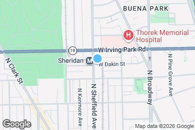 Map image of the property - 971 W Dakin St