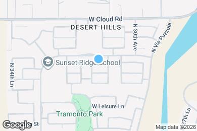 Map image of the property - 3117 W Espartero Way