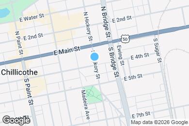 Map image of the property - 46 S Hickory St