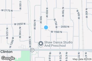 Map image of the property - 859 W 2005 N