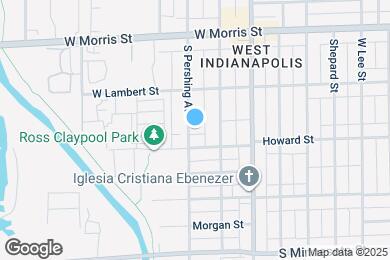 Map image of the property - 1351 S Pershing Ave