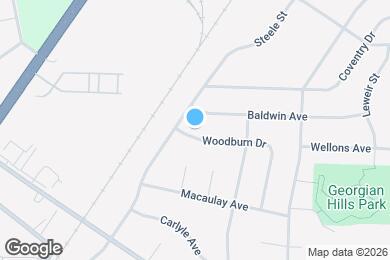 Map image of the property - 1758 Woodburn Dr