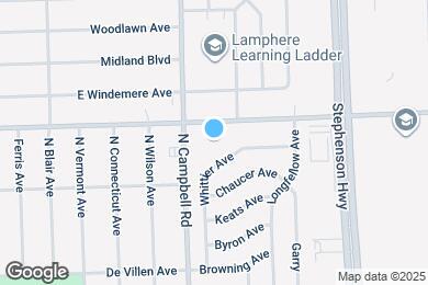 Map image of the property - 1861 W 13 Mile Rd