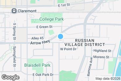 Map image of the property - 317 Cucamonga Ave