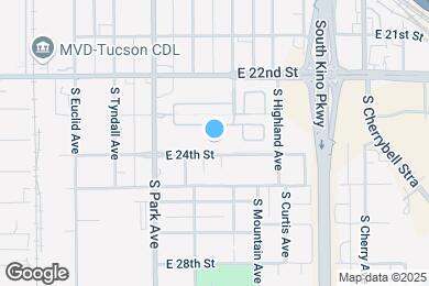Map image of the property - 1025 E 24th St