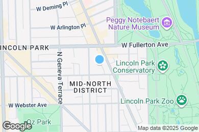 Map image of the property - 434.5 W Belden Ave