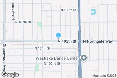 Map image of the property - 814 N 105th St