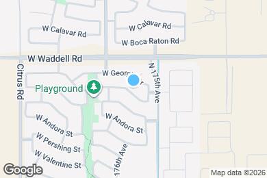 Map image of the property - 17568 W Voltaire St