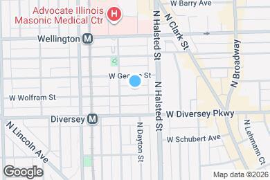 Map image of the property - 836 W Wolfram St
