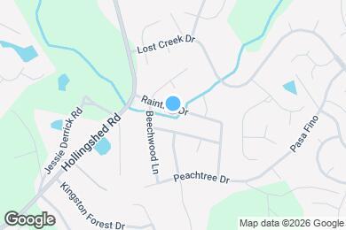 Map image of the property - 124 Raintree Dr