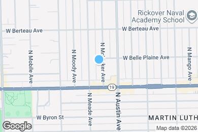 Map image of the property - 4046 N McVicker Ave